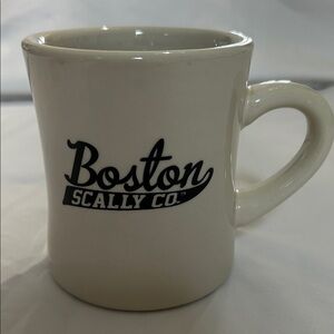 Boston Scally White Logo Mug